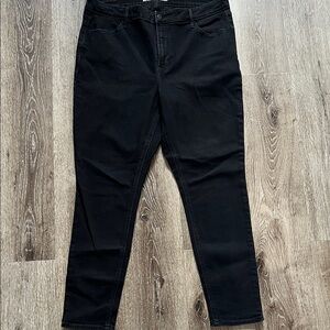 Old Navy Women's High Rise WOW Black Skinny Jeans EUC